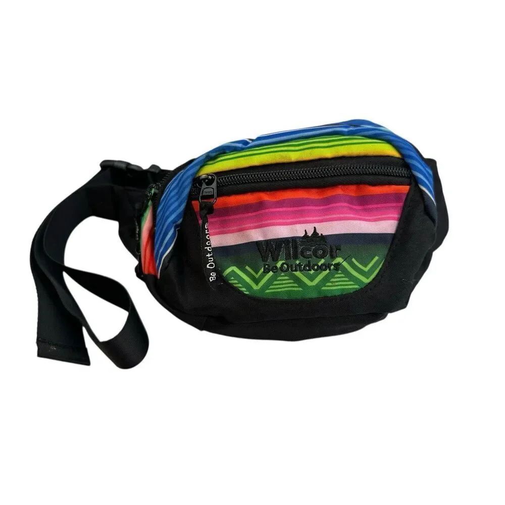 Willcor Be Outdoors Patterned Multicolored Adjustable Fanny Pack Crossbody Bag